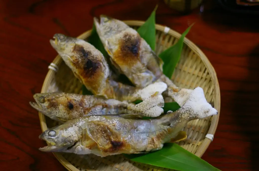アマゴの塩焼き