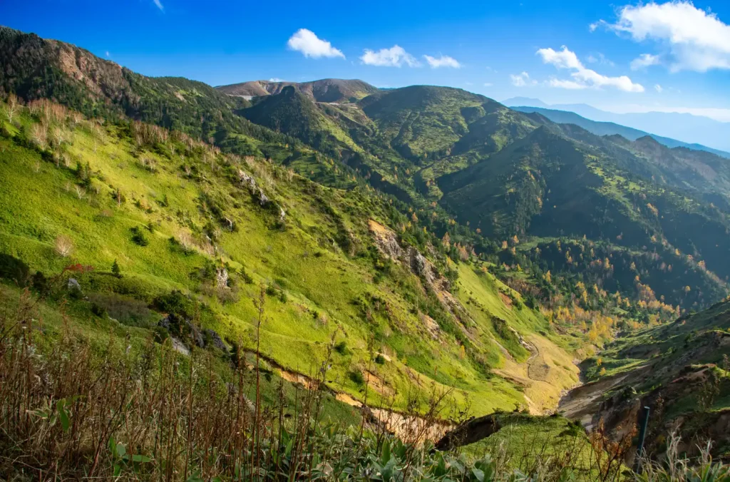白根山、横手山周辺