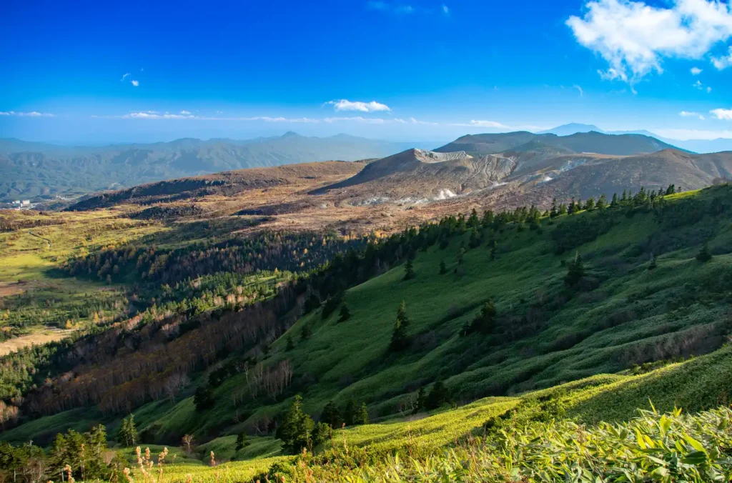 白根山、横手山周辺