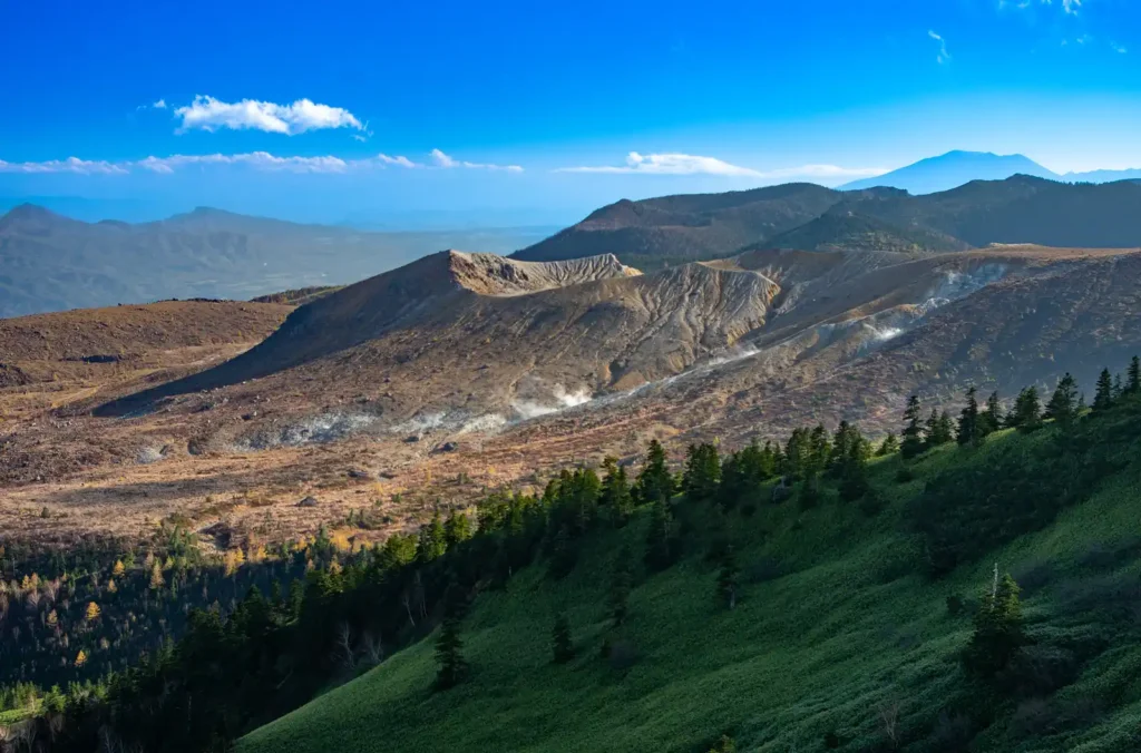 白根山、横手山周辺