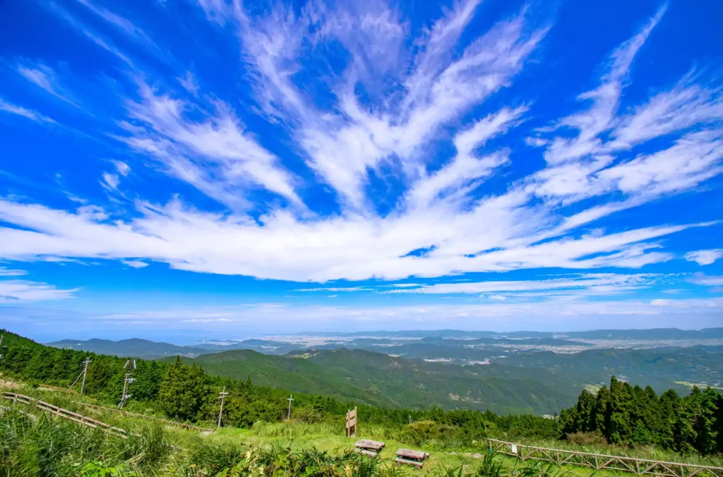夏の終わりの生石高原