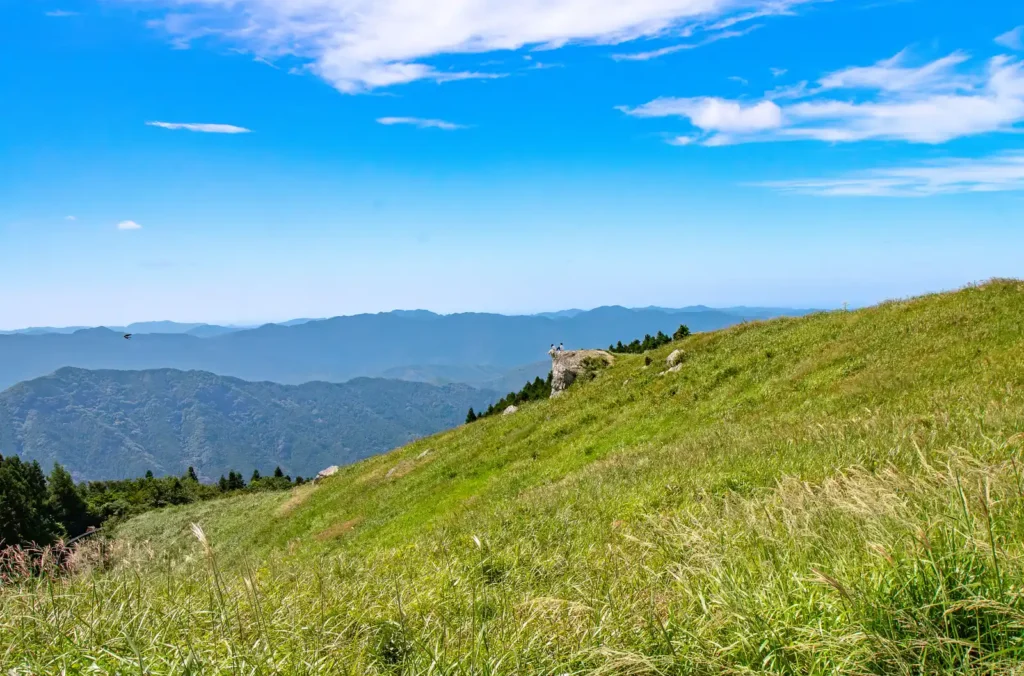 夏の終わりの生石高原