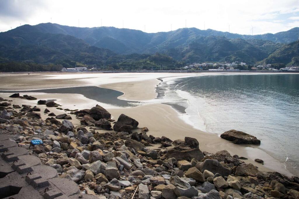 和歌山で一番遠浅の西広海岸の写真画像