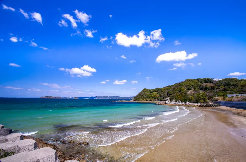 広川町の小浦海岸