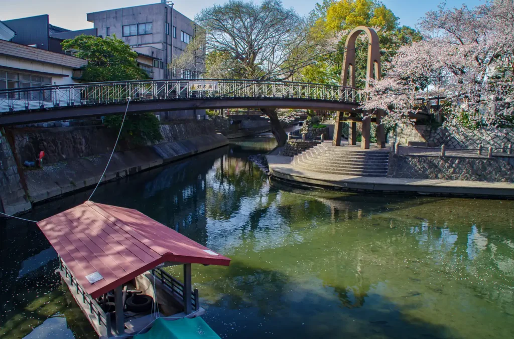 奥の細道むすびの地記念館 船町港跡